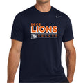 LCCSSP-10 SOCCER Navy Nike Performance Short Sleeve