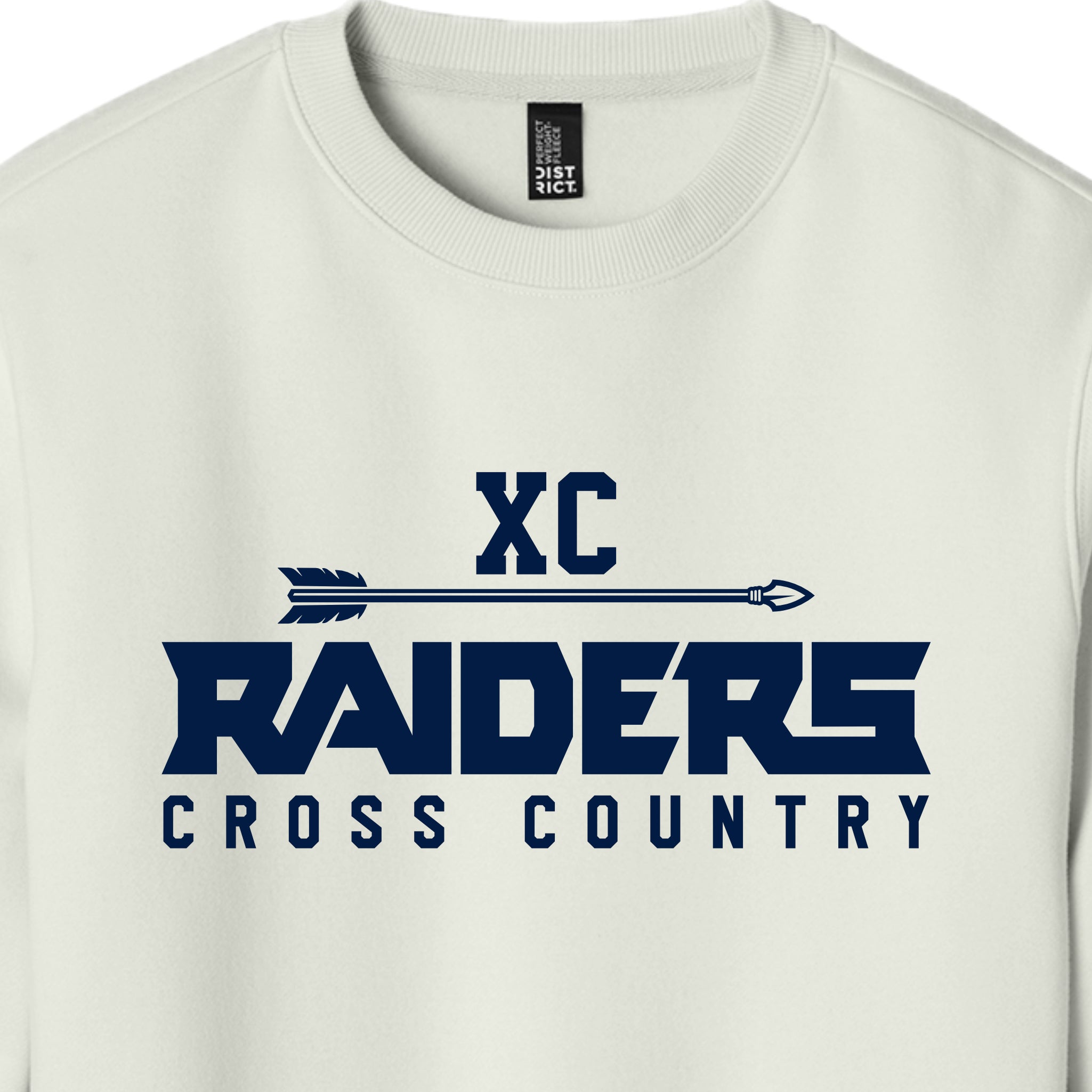 ECCSH001-06 White Crew Sweatshirt