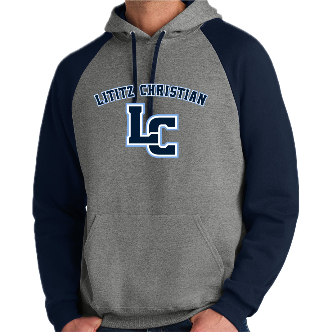 LCS046 - Grey/Navy Two Tone LC Hoody