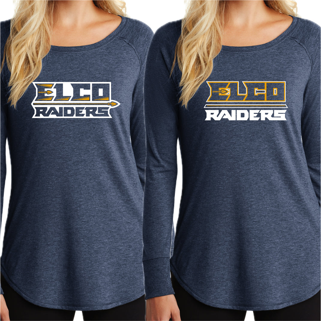 ELCOD-03 Navy Frost Women's Long Sleeve Soft Tee