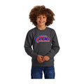 LACSH004 08 Heathered Charcoal Youth Crew