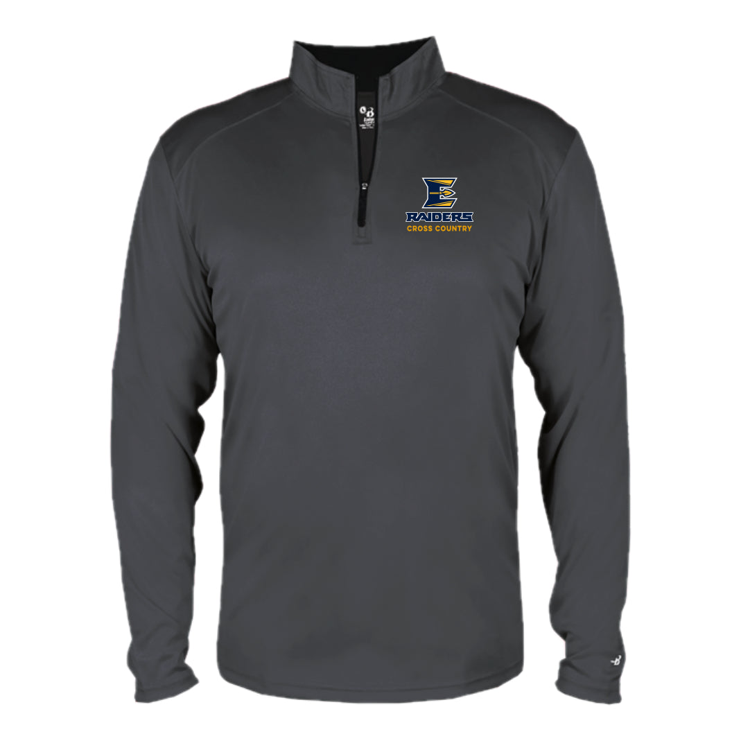 ECCSH02-08 Grey Performance 1/4 Zip