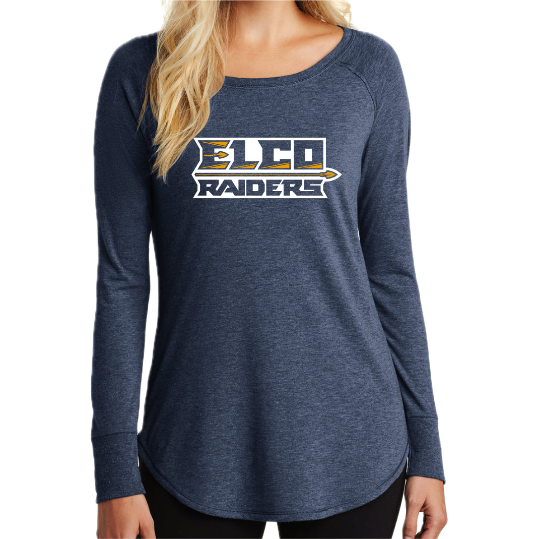 ELCOD-03 Navy Frost Women's Long Sleeve Soft Tee