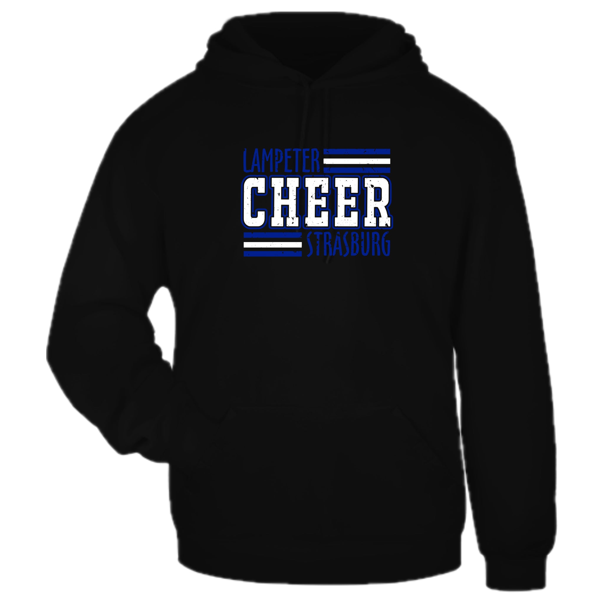 LSCH-14-2 Black Hooded Sweatshirt