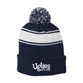 UG009 Navy/White Palm Beanie