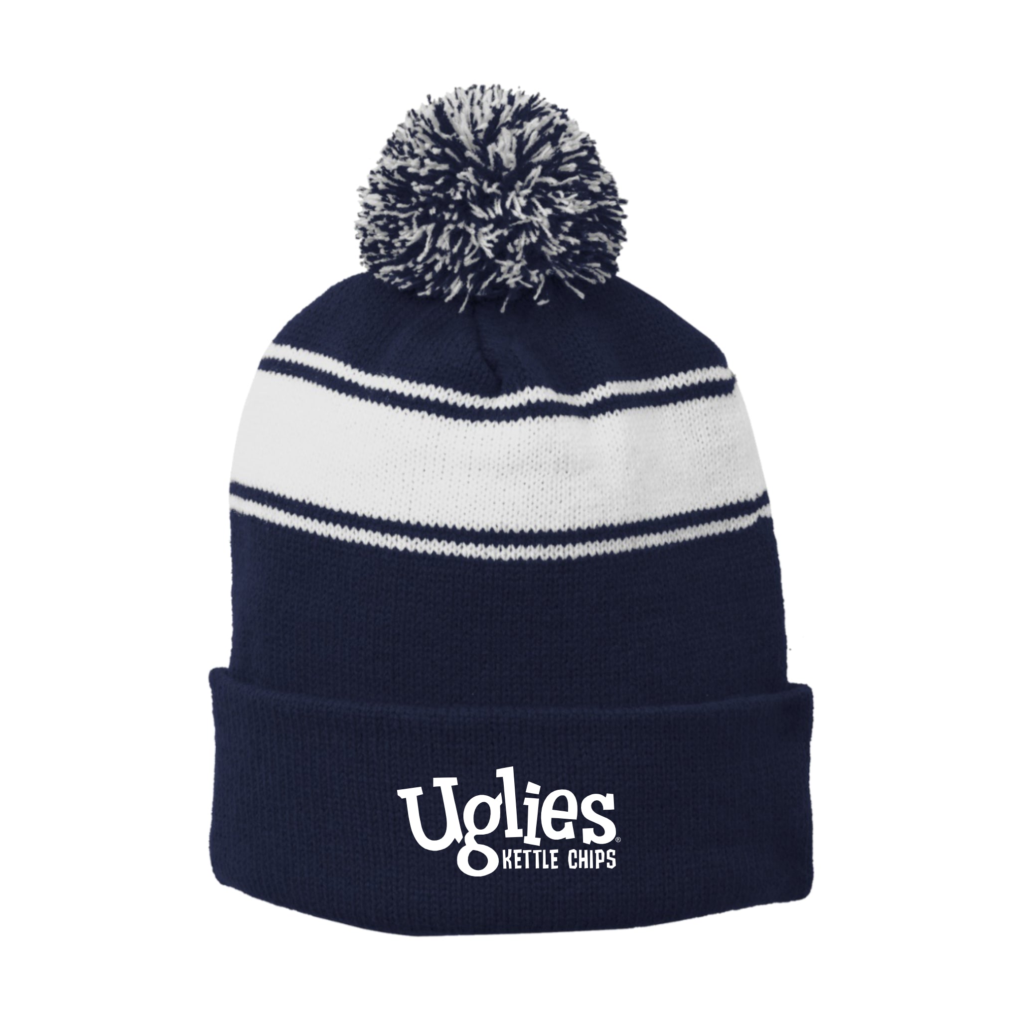 DBACH014 Navy/White Palm Beanie
