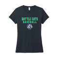 BTBSH03 - 04 Ladies Navy Battle Cats Short Sleeve Tee