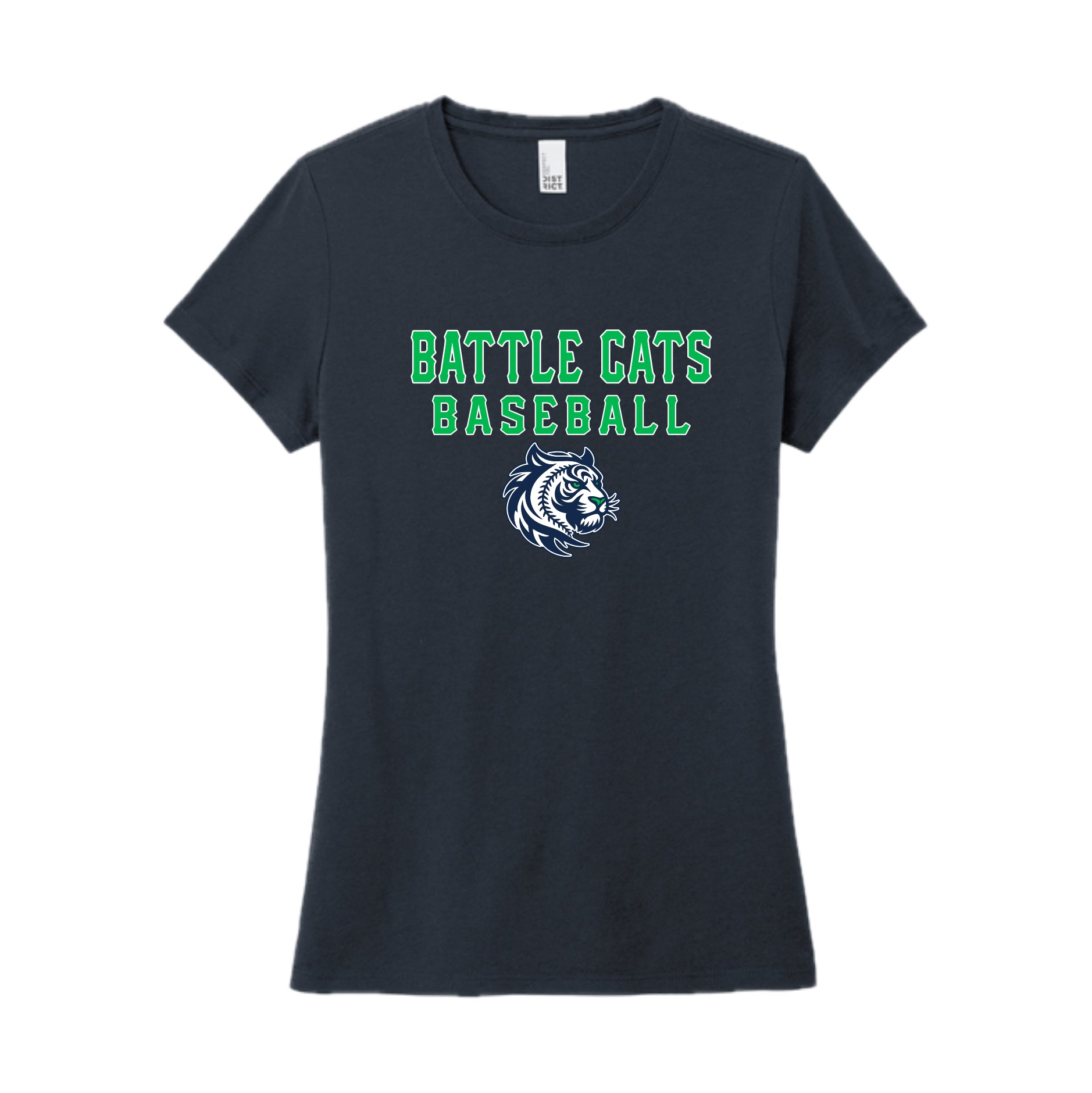 BTBSH03 - 04 Ladies Navy Battle Cats Short Sleeve Tee
