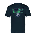 BTBSH03 - 11 Navy Battle Cats Performance Short Sleeve Tee