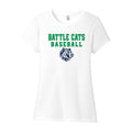 BTBSH03 - 02 Ladies White Battle Cats Short Sleeve Tee