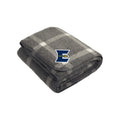 EBANDSH02 - 13 Double-Sided Sherpa/Plush Blanket Marshmallow/ Grey Window Pane