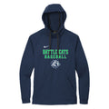 BTBSH02 - 10 Navy Nike Hooded Sweatshirt