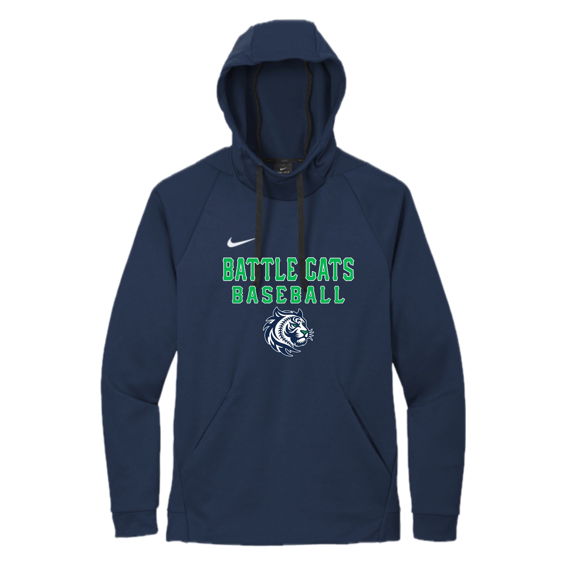 BTBSH02 - 10 Navy Nike Hooded Sweatshirt