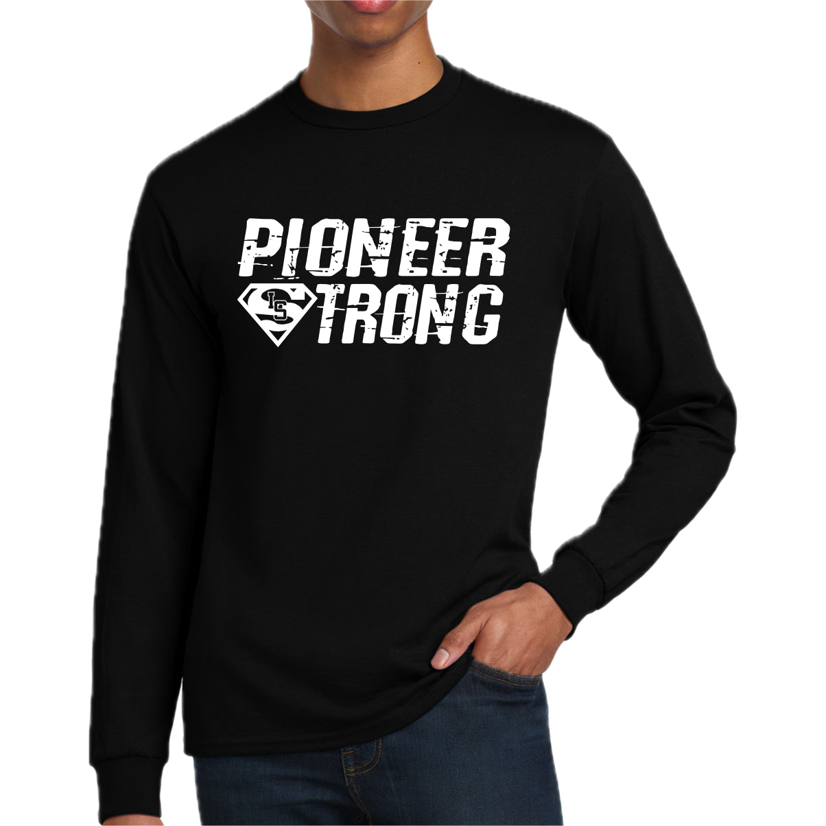 PS002-02 Black Long Sleeve Tee