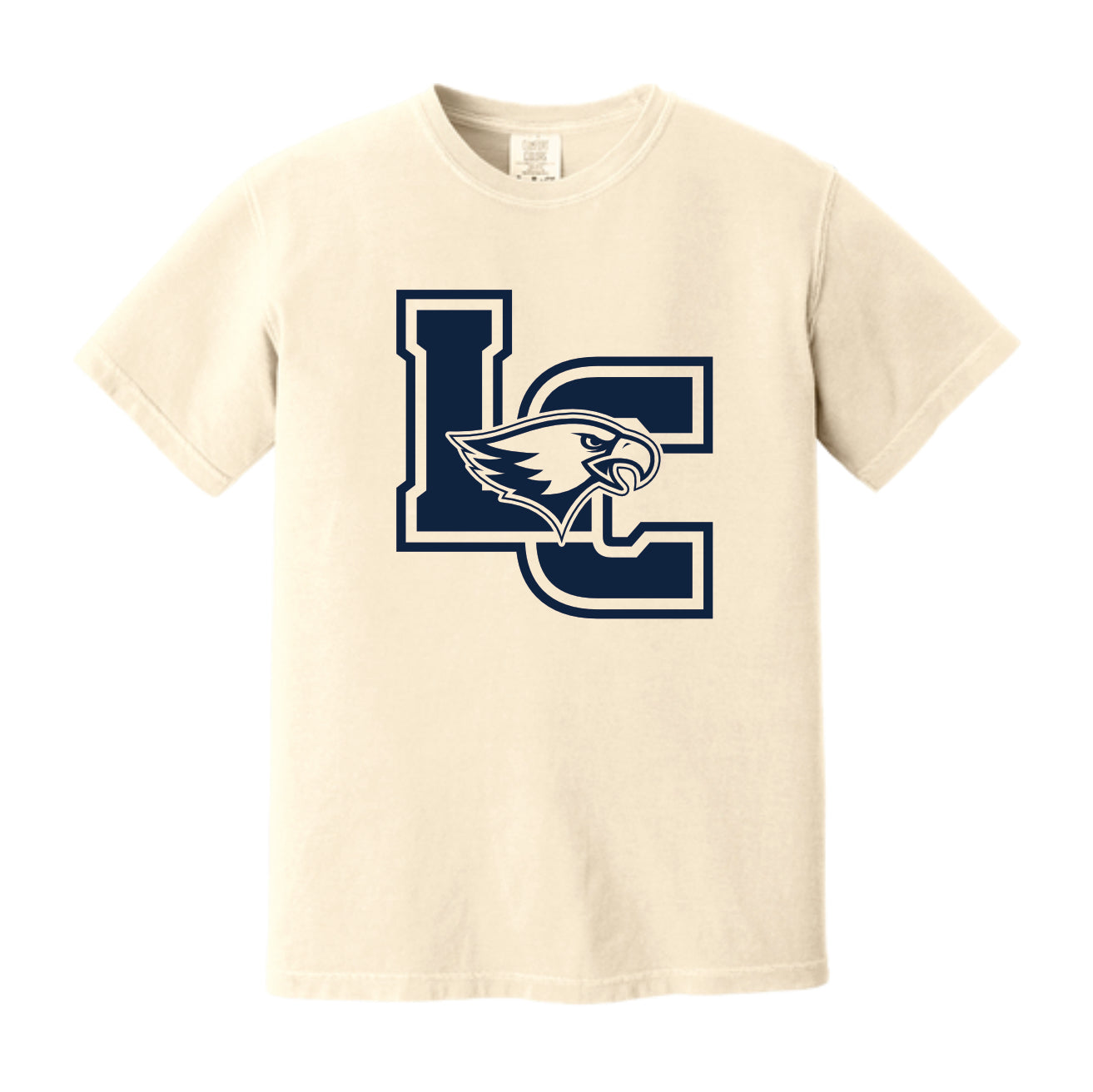 LCS010 - Navy or Ivory Comfort Colors Short Sleeve Tee