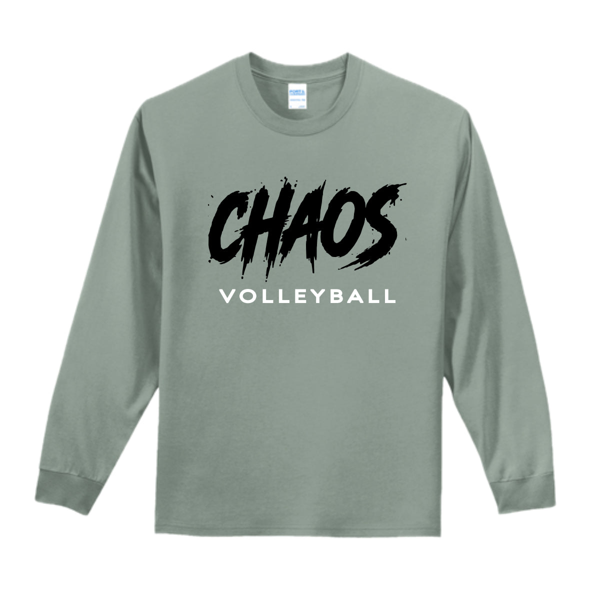 CCVOLSH01 - 30 Stonewashed Green Long Sleeve T-Shirt