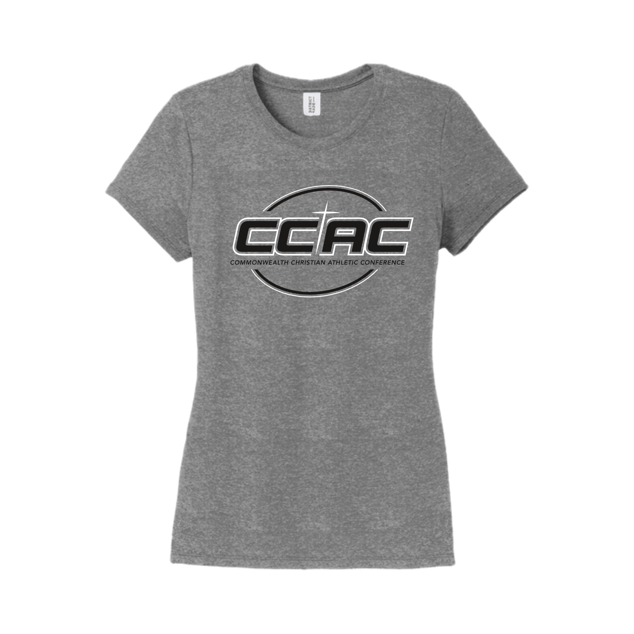 CCACSH01 -01 Ladies Grey Frost Short Sleeve Tee