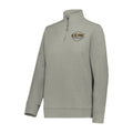 CCACSH01 -08 Ladies Silver Heather Holloway 1/4 Zip Fleece Pullover