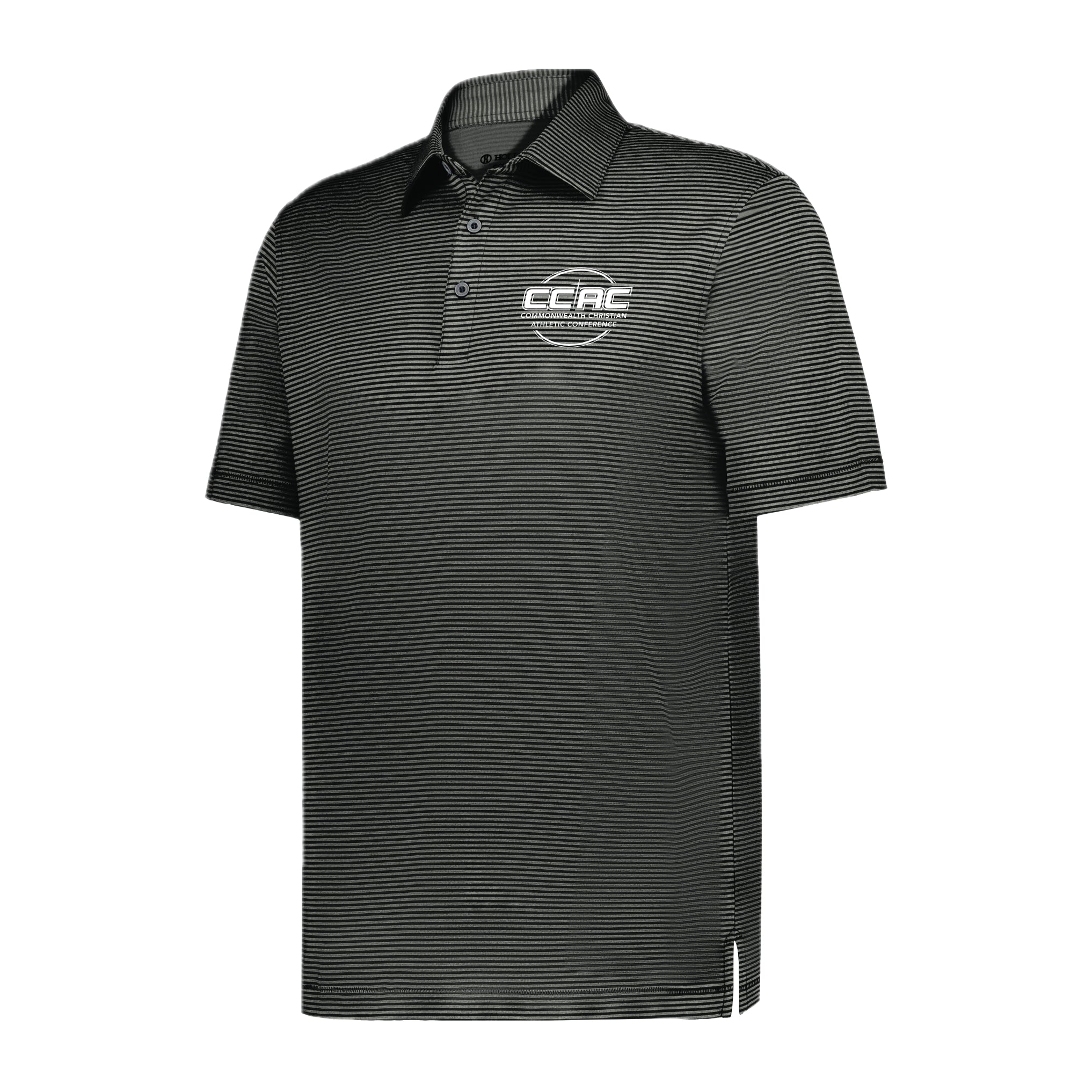 CCACSH01 -07 Black Heather Holloway Polo