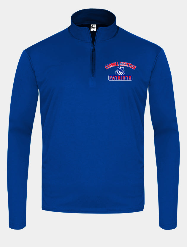 CCS08 Patriots 1/4 Zip Performance Pullover