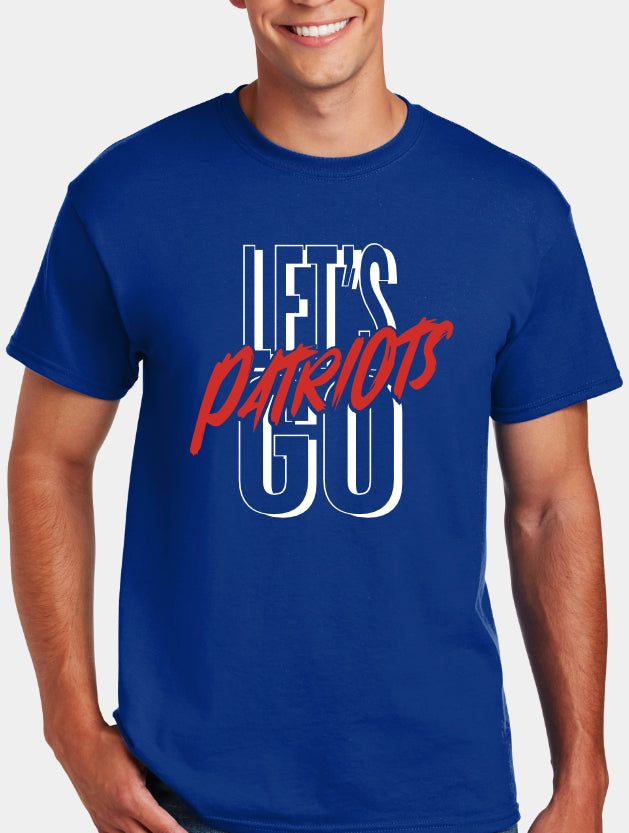 CCS03 Patriots Let's Go Tee