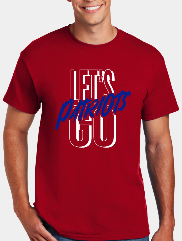 CCS03 Patriots Let's Go Tee