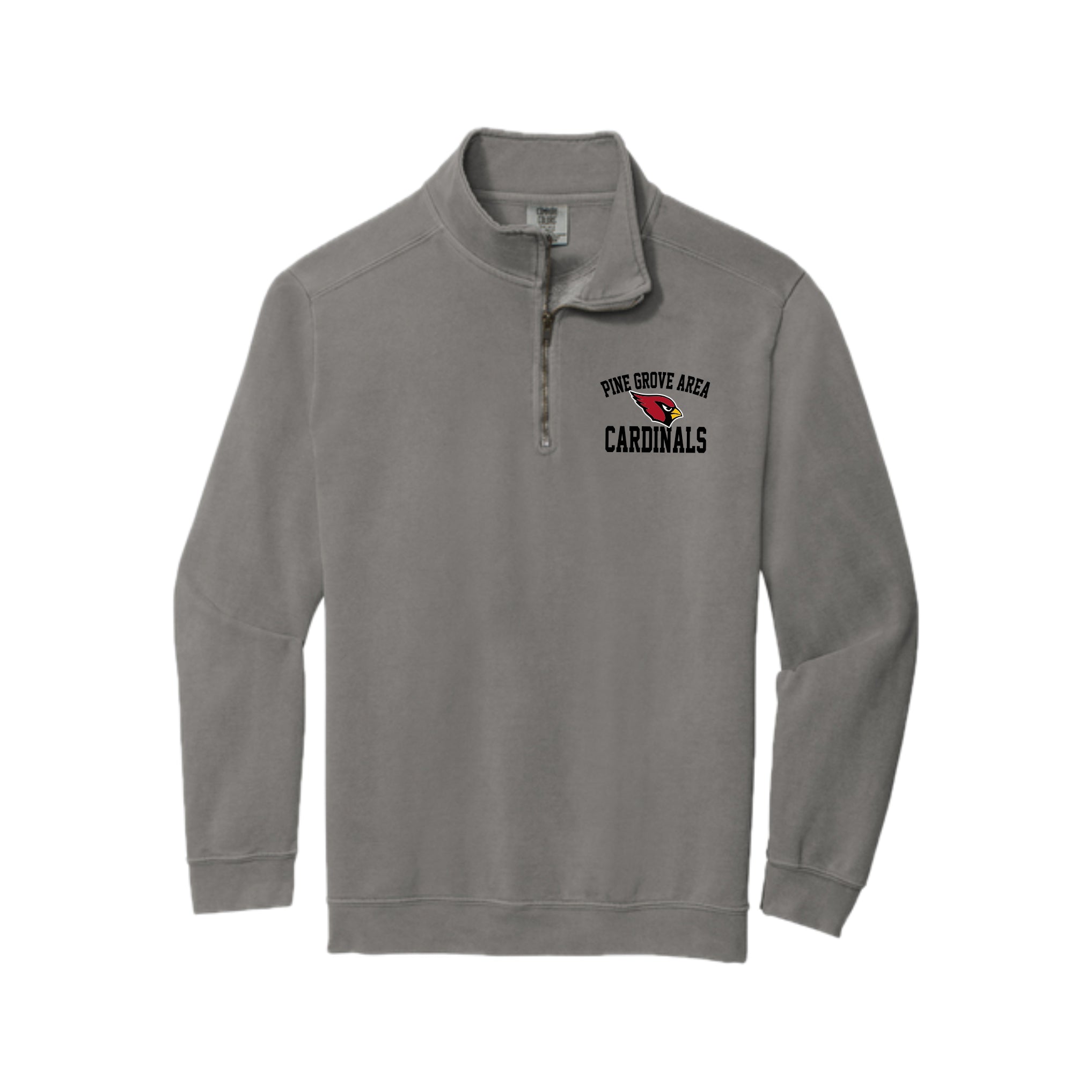 PGASH02-16 Comfort Colors Grey 1/4 Zip