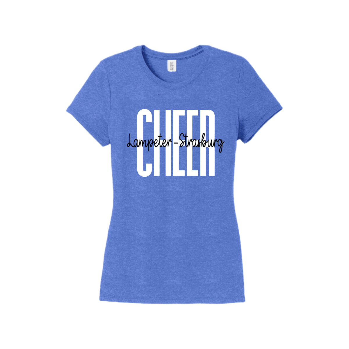 LSCH03-06 Women's Royal Frost Short Sleeve Triblend Tee