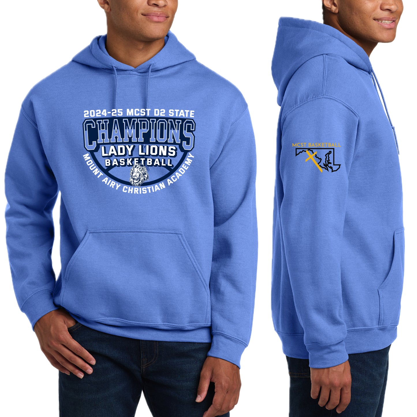MACA078 Lady Lions Col. Blue Champion Hoody