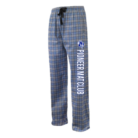 PMCSH217 Grey/Royal Flannel Pant