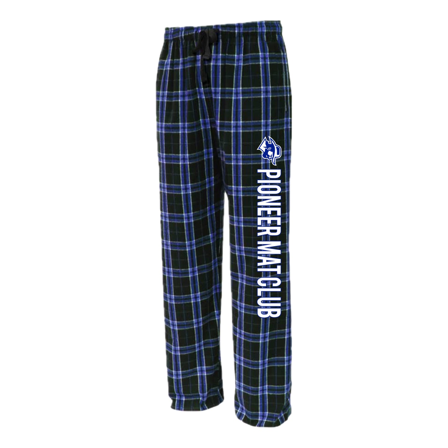 PMCSH216 Black/Royal Flannel Pant