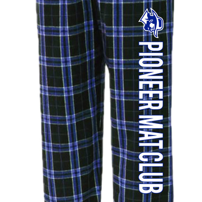 PMCSH216 Black/Royal Flannel Pant