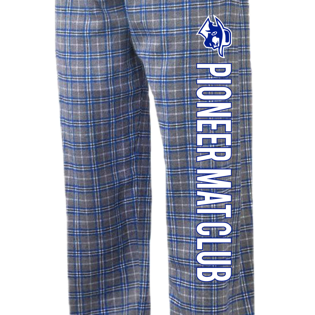 PMCSH217 Grey/Royal Flannel Pant