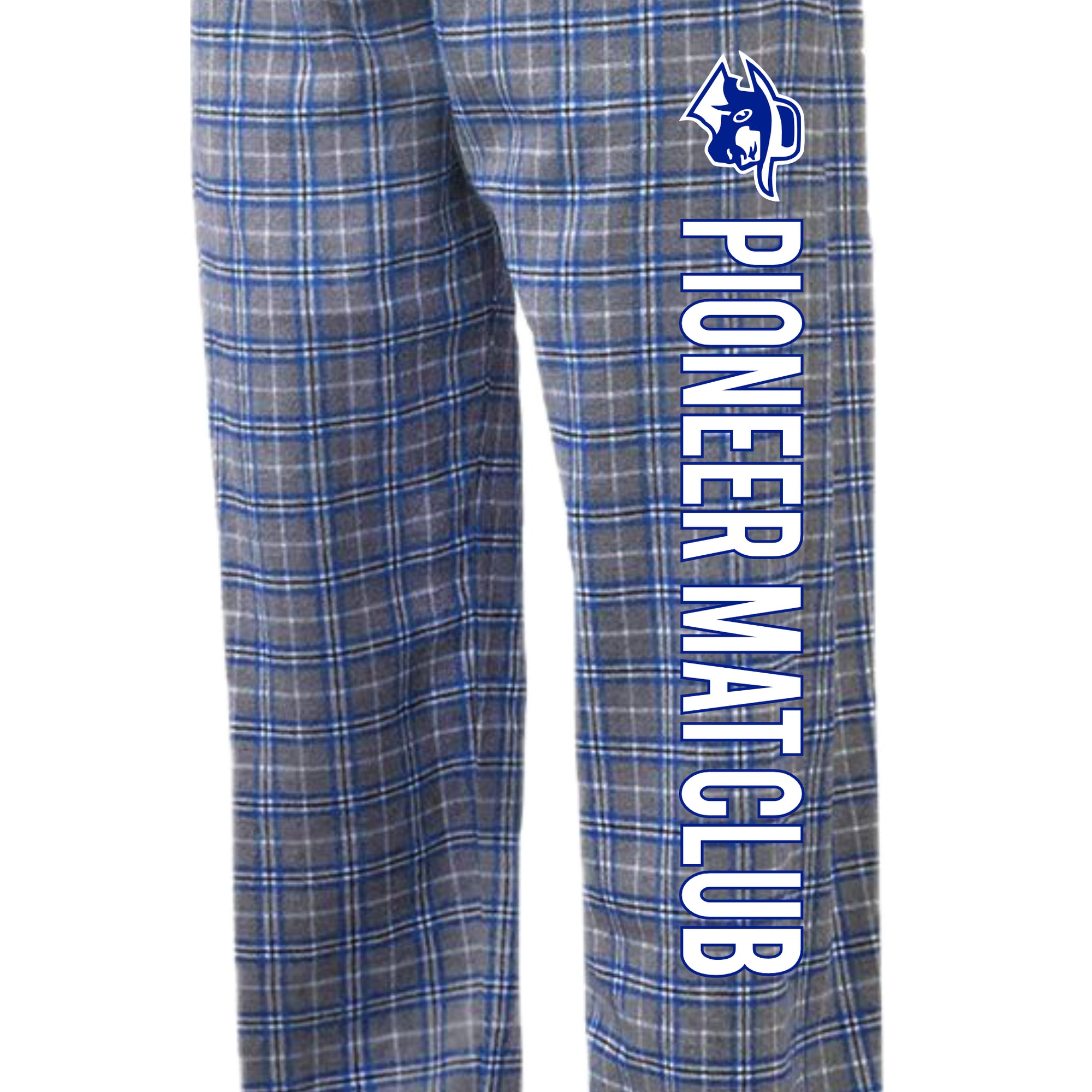 PMCSH217 Grey/Royal Flannel Pant