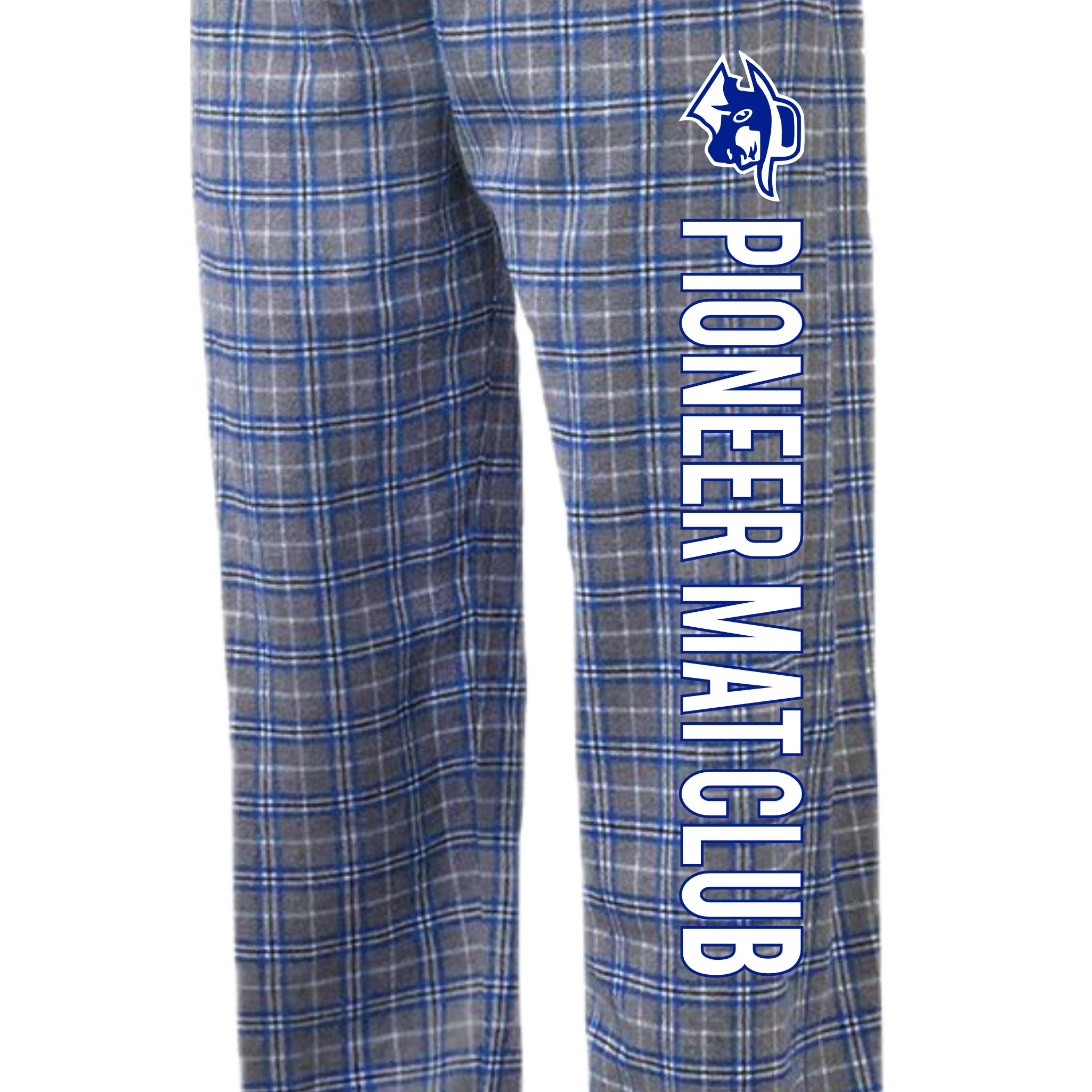 PMCSH217 Grey/Royal Flannel Pant