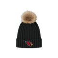 PGASH02-25 Black Faux Fur Beanie