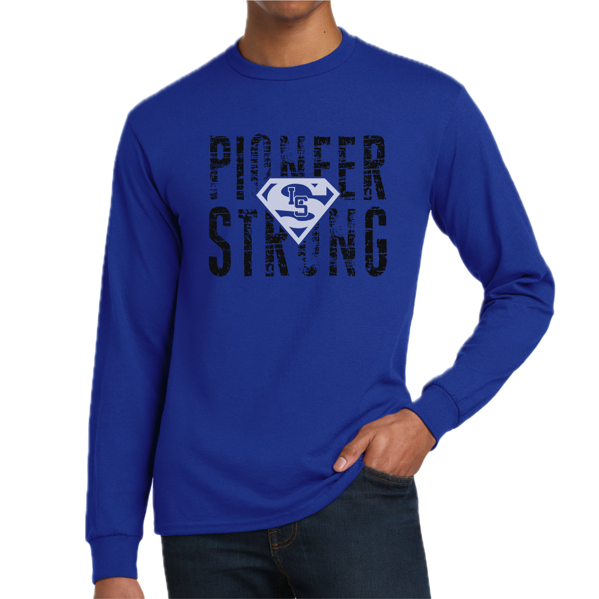 PS002-07 Royal Long Sleeve Tee