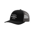 MILBBSH04-19 Richardson Black/Charcoal Adjustable Trucker Hat
