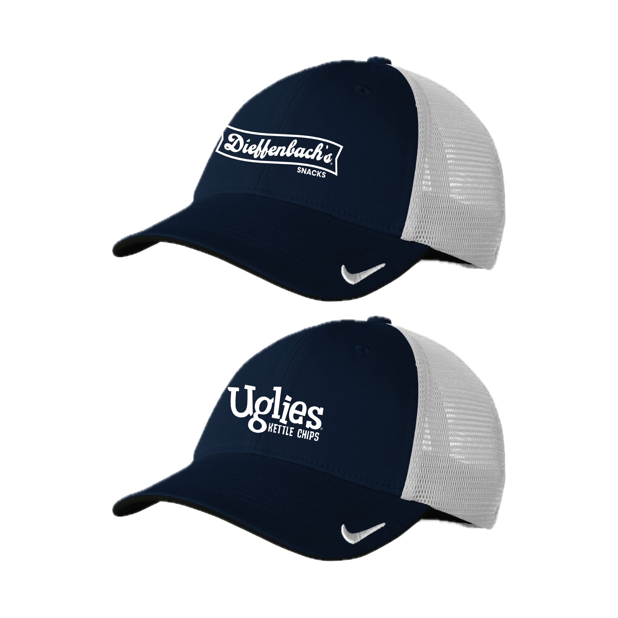 DBACH011 Nike Stretch Navy/White Fitted Cap