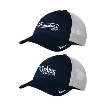 DBACH011 Nike Stretch Navy/White Fitted Cap