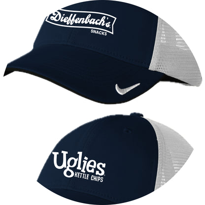 DBACH011 Nike Stretch Navy/White Fitted Cap