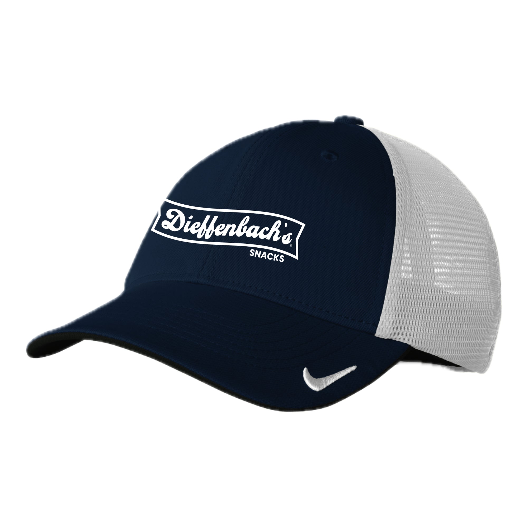 DBACH011 Nike Stretch Navy/White Fitted Cap