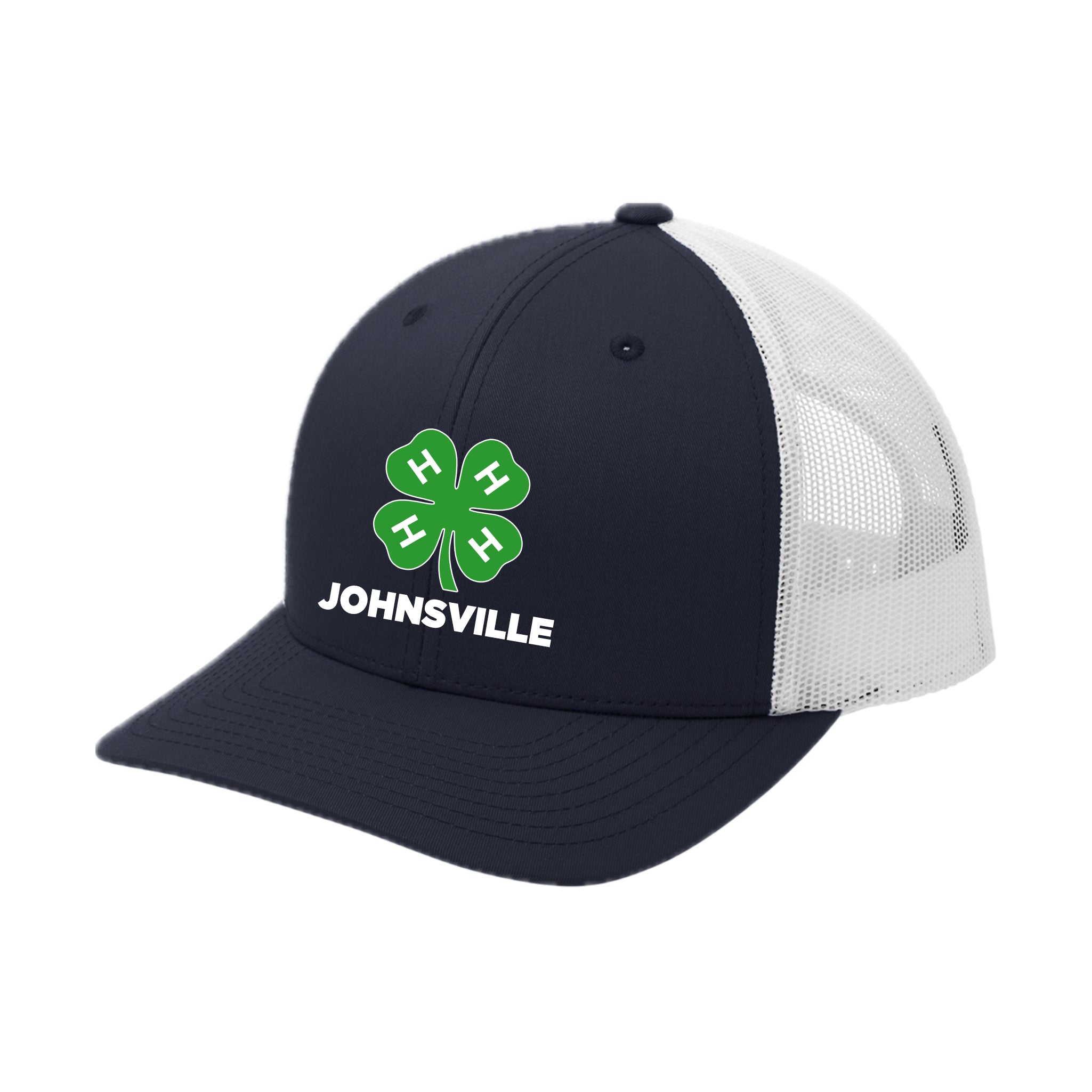 J4HC-12  Logo Trucker Adjustable Hat