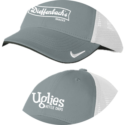 DBACH012 Nike Stretch Cool Grey/White Fitted Cap