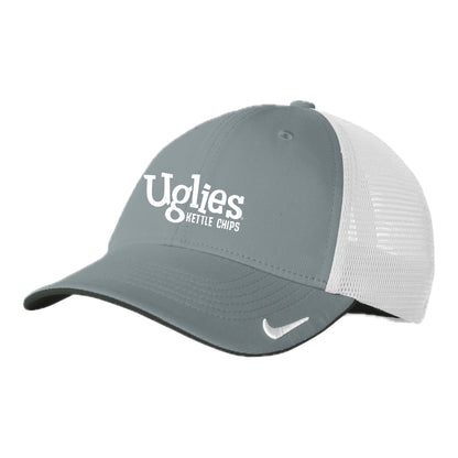 DBACH012 Nike Stretch Cool Grey/White Fitted Cap
