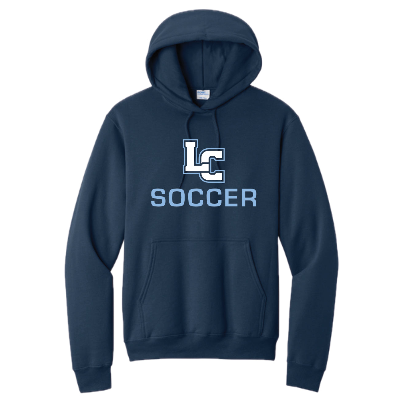 LCS082 - Navy Soccer Hooded Sweatshirt