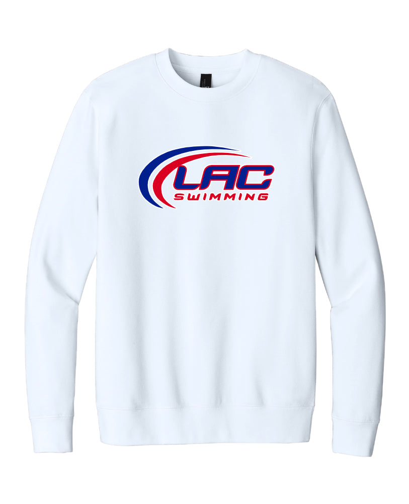 LACSH006-12 White Crew Sweatshirt