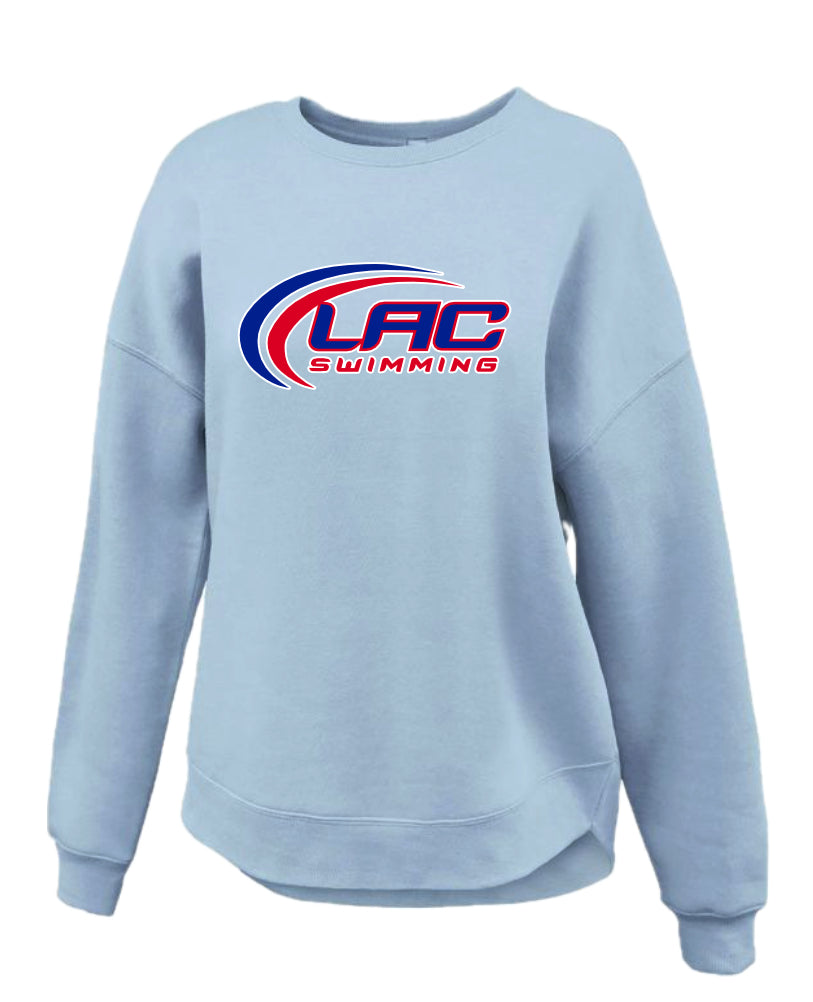 LACSH006-08 Women's Blue Crewneck