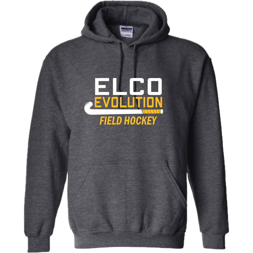 ELEV-11 Dk Heather Grey Hooded Sweatshirt