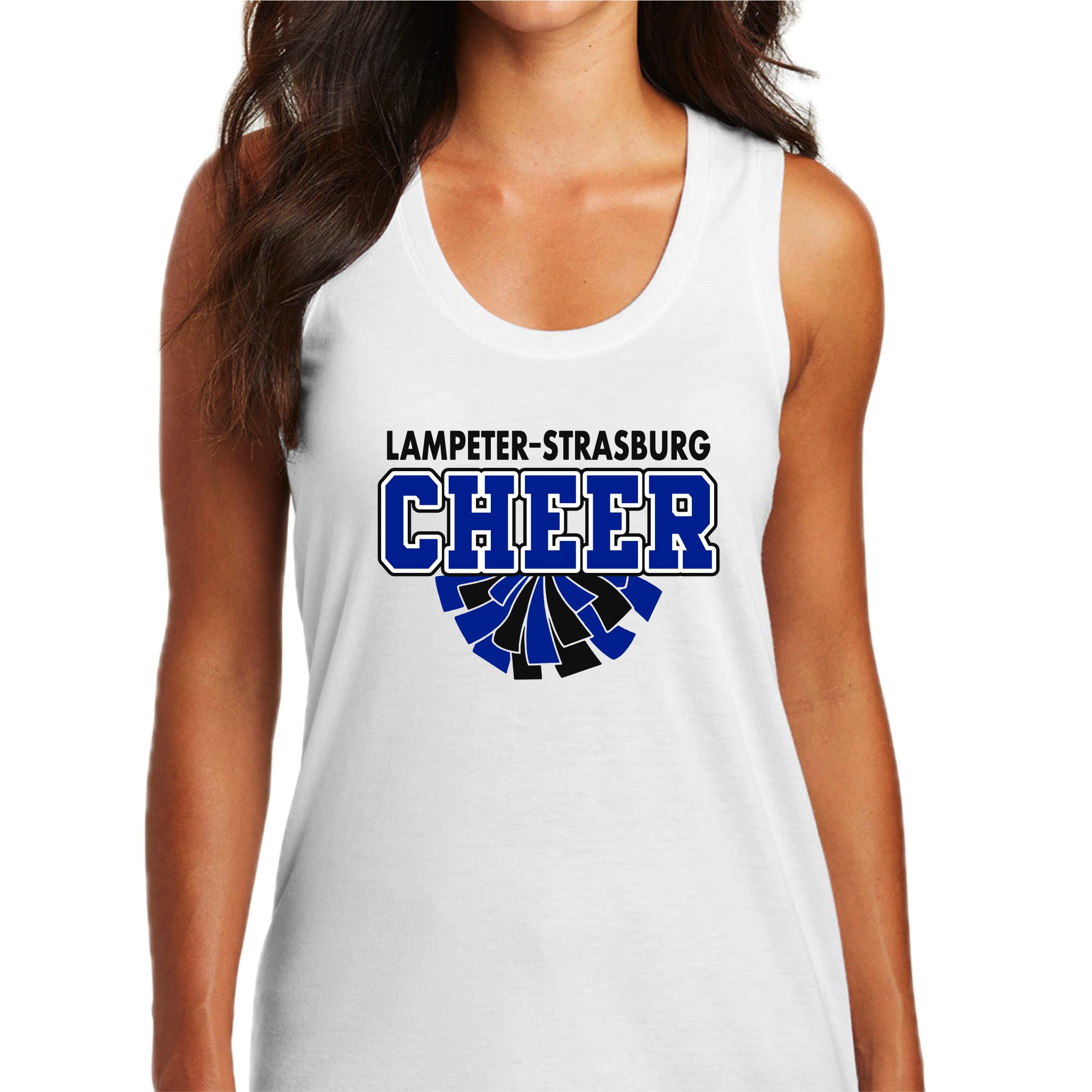 LSCH-12 Women's/Girl's White Tank